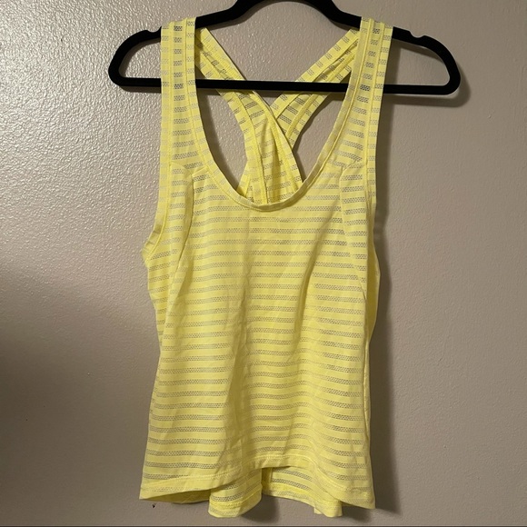 ZYIA Active Bundle (2) Nimbus Split Back Athletic Striped Tanks - Picture 7 of 11